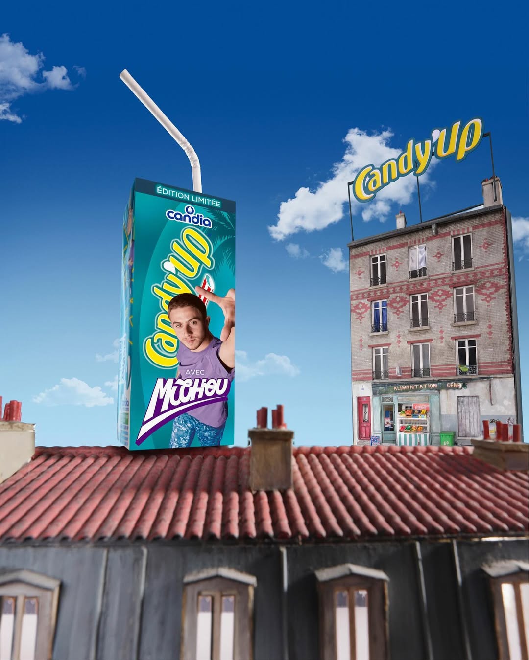 Collaboration Michou x Candy'Up - Photo officielle du projet streetwear 2024